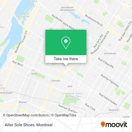 Alter Sole Shoes map