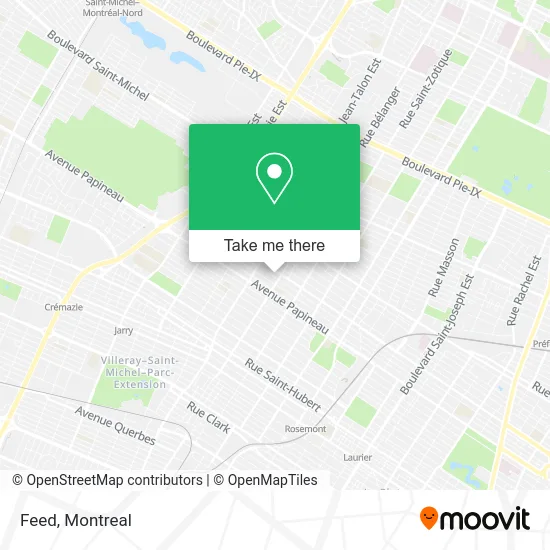 Feed map