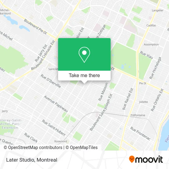 Later Studio map