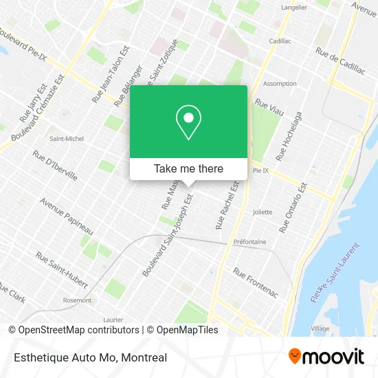 Esthetique Auto Mo map
