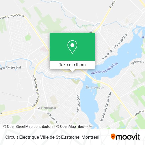 Circuit Électrique Ville de St-Eustache map