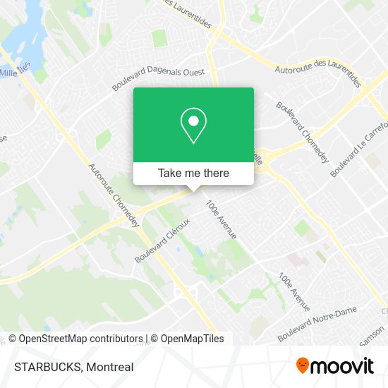 STARBUCKS map