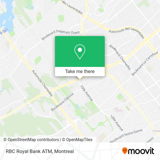 RBC Royal Bank ATM map