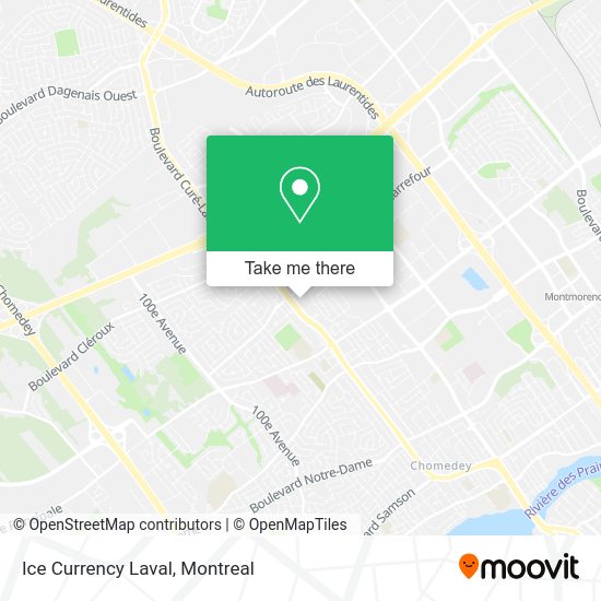 Ice Currency Laval map