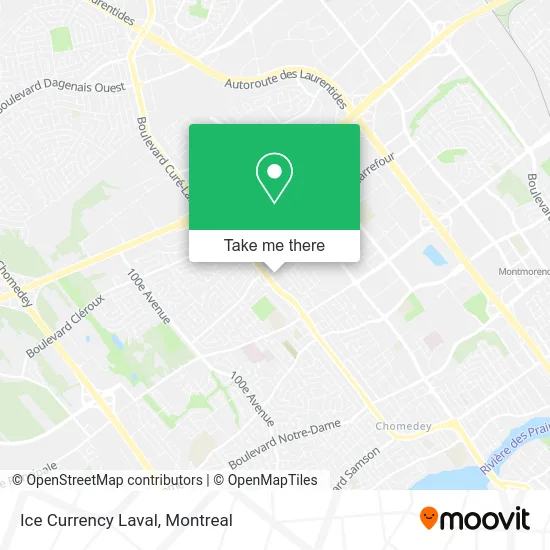 Ice Currency Laval map