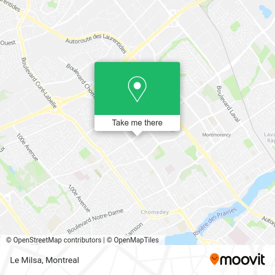 Le Milsa map