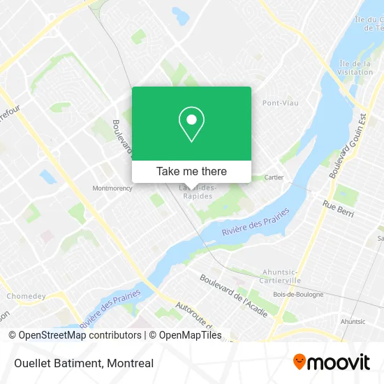 Ouellet Batiment map