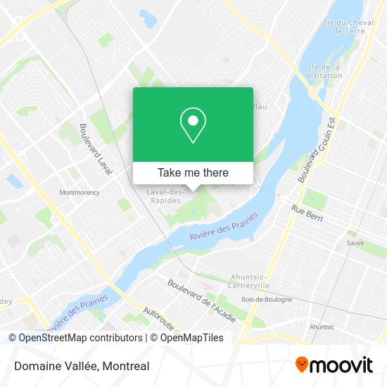 Domaine Vallée map