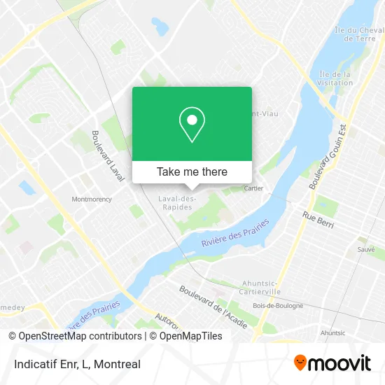 Indicatif Enr, L map