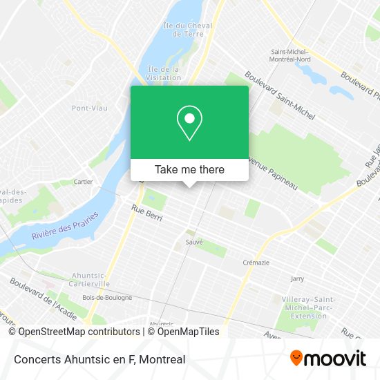 Concerts Ahuntsic en F map