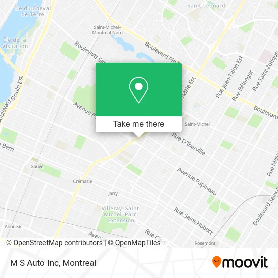 M S Auto Inc map