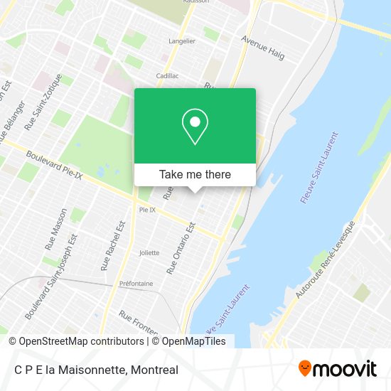 C P E la Maisonnette map