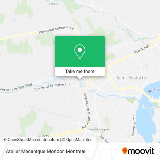 Atelier Mecanique Mondor map