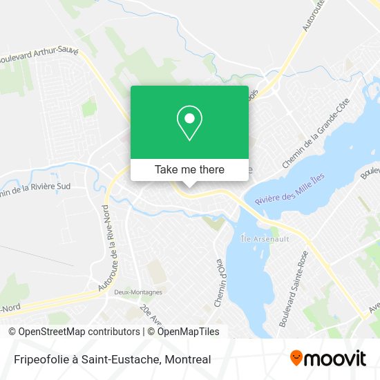 Fripeofolie à Saint-Eustache map