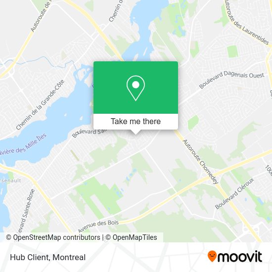 Hub Client map