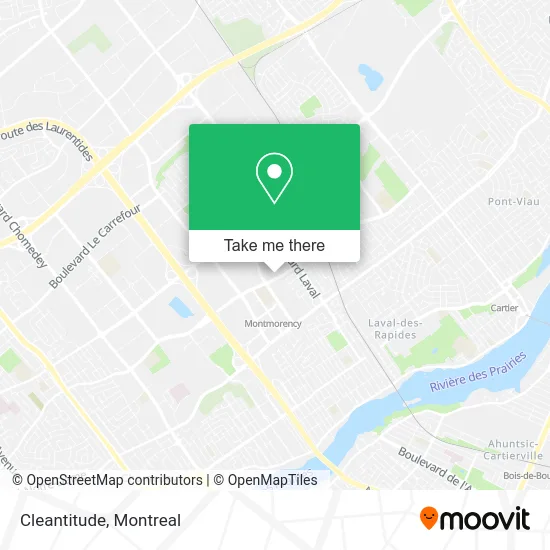 Cleantitude map