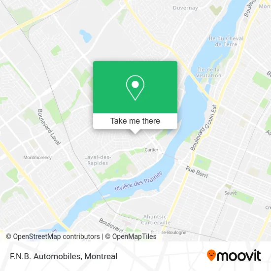 F.N.B. Automobiles map