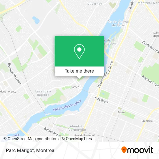 Parc Marigot map
