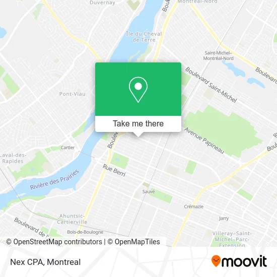 Nex CPA map