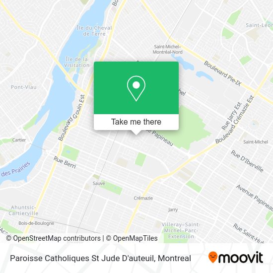 Paroisse Catholiques St Jude D'auteuil map