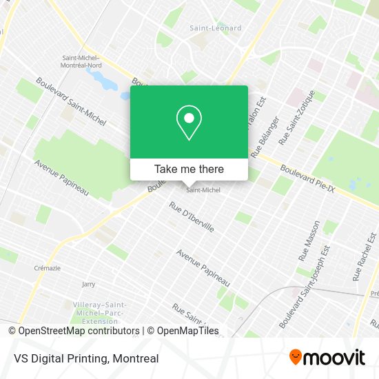 VS Digital Printing map