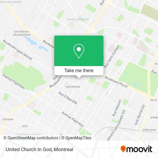 United Church In God map