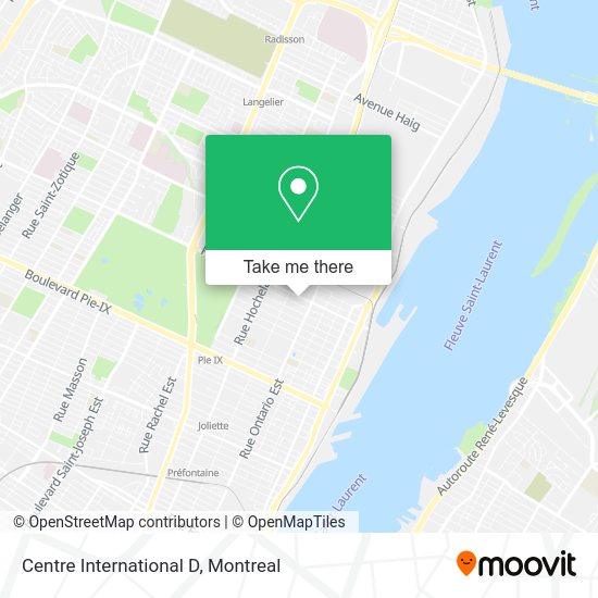 Centre International D map