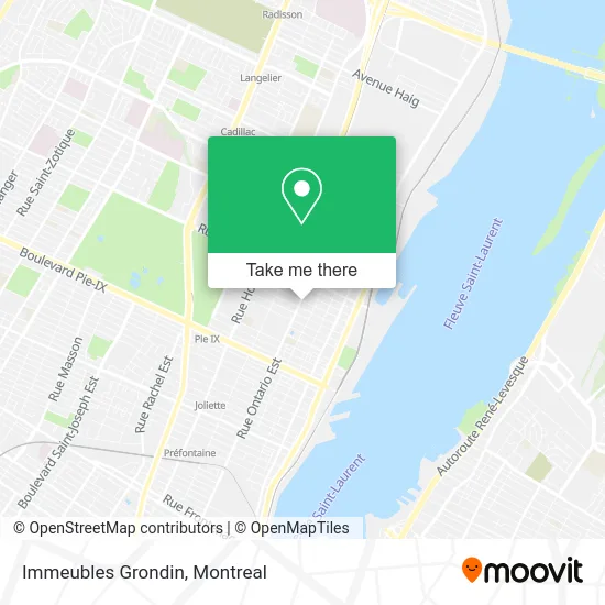 Immeubles Grondin map