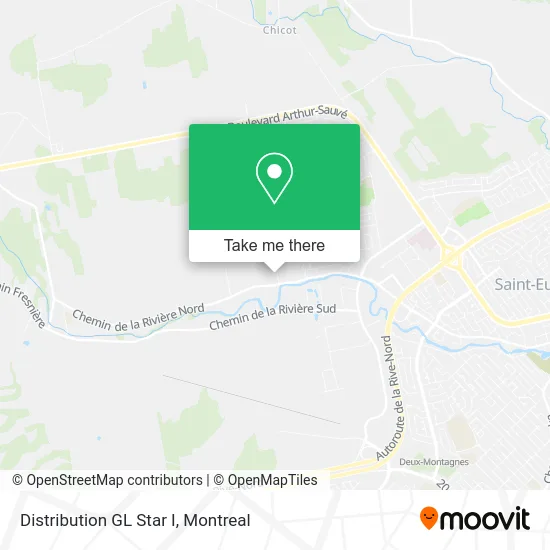Distribution GL Star I map