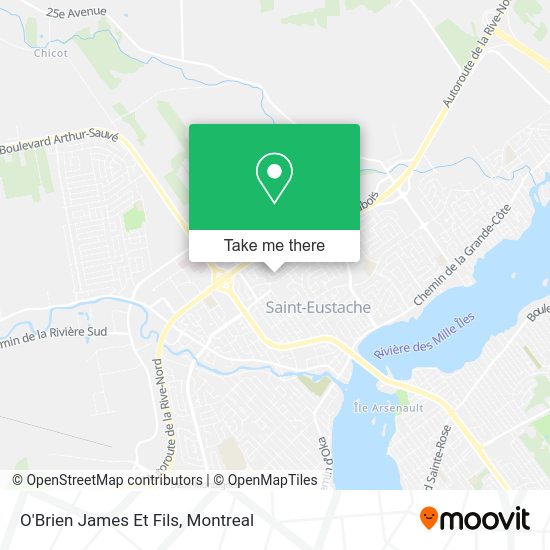 O'Brien James Et Fils map