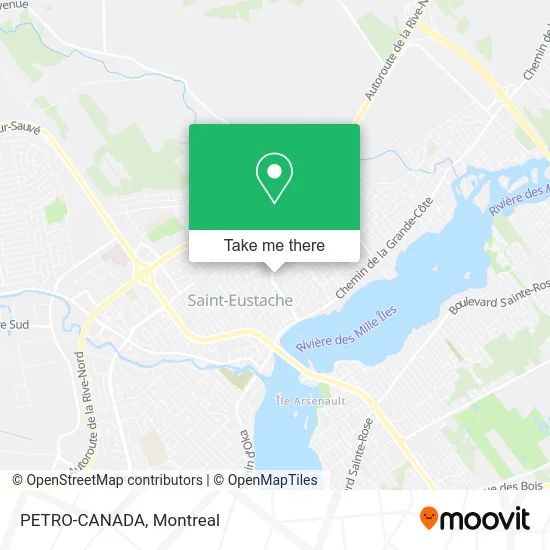 PETRO-CANADA map