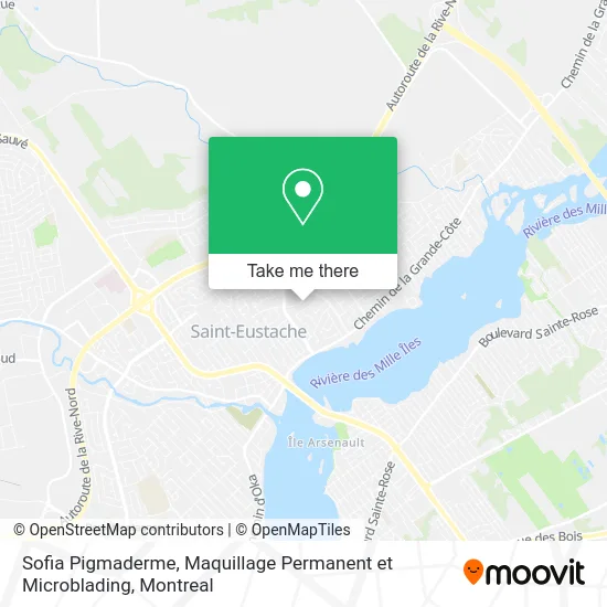 Sofia Pigmaderme, Maquillage Permanent et Microblading map