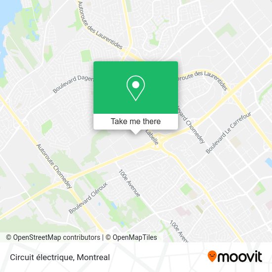 Circuit électrique map