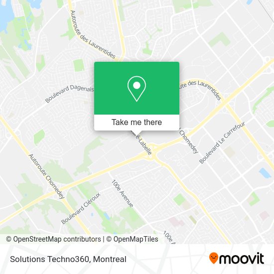 Solutions Techno360 map