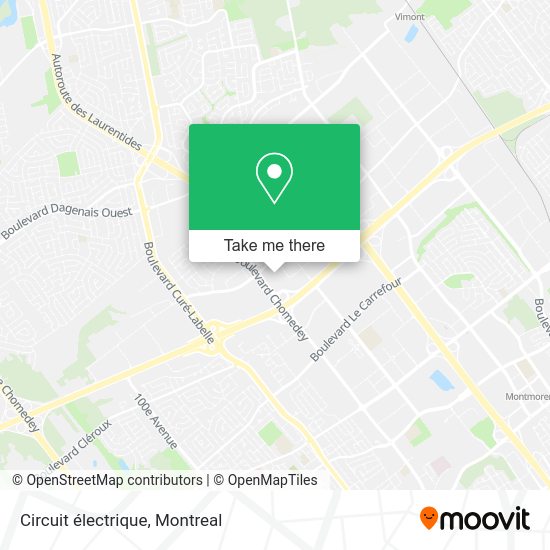 Circuit électrique map