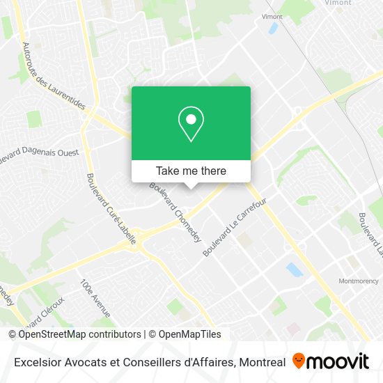 Excelsior Avocats et Conseillers d'Affaires map