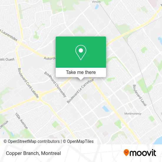 Copper Branch map