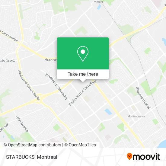 STARBUCKS map