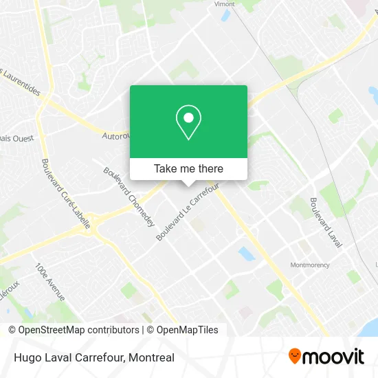 Hugo Laval Carrefour map