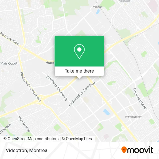 Videotron map
