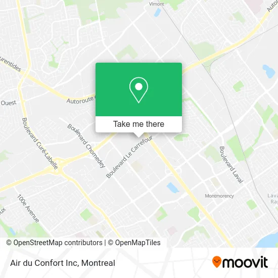 Air du Confort Inc map