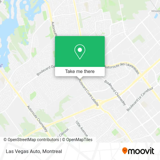 Las Vegas Auto map