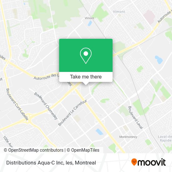 Distributions Aqua-C Inc, les map