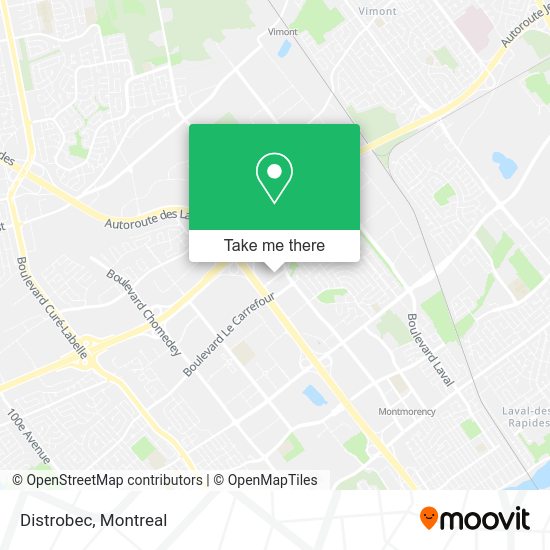 Distrobec map
