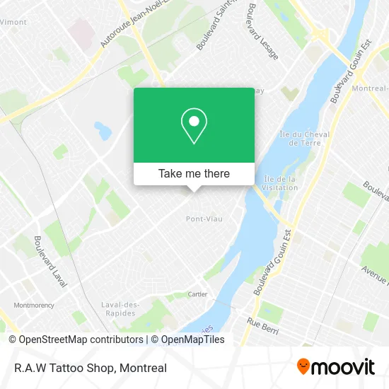 R.A.W Tattoo Shop map