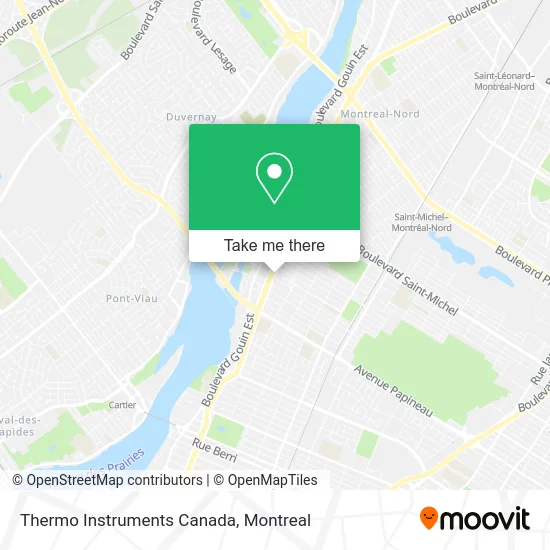 Thermo Instruments Canada map