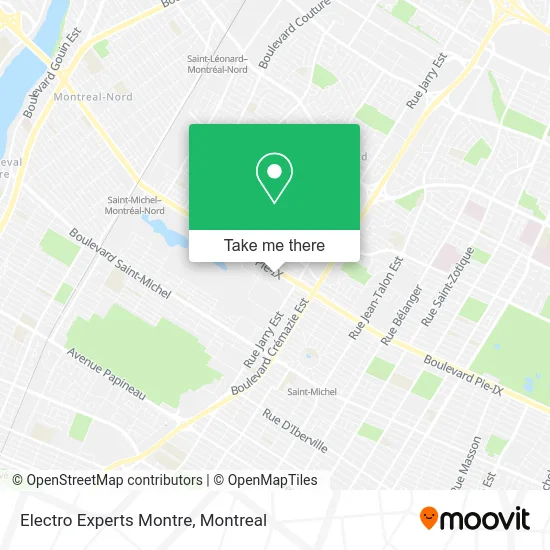 Electro Experts Montre map