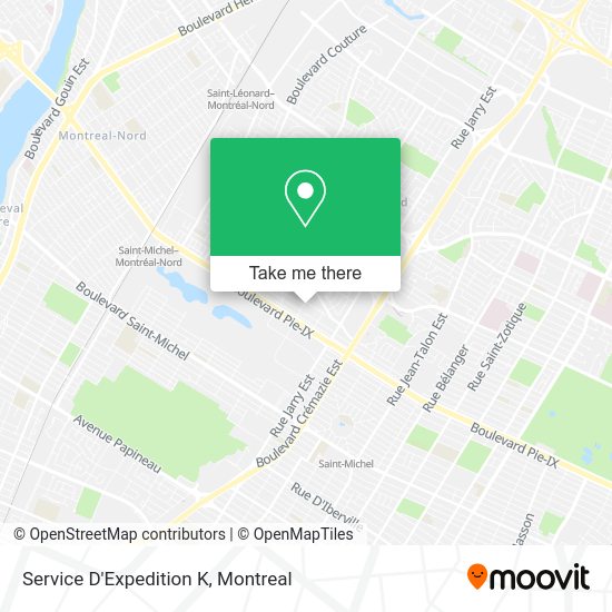 Service D'Expedition K map
