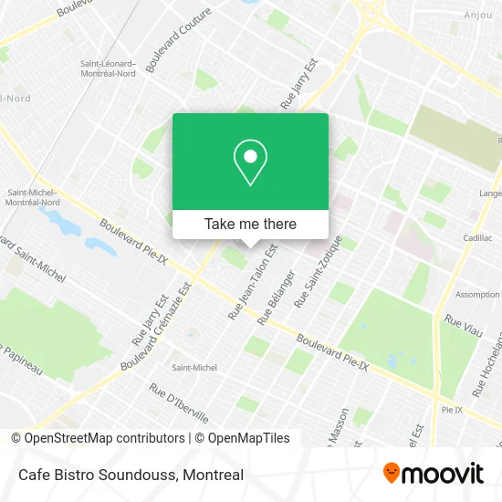 Cafe Bistro Soundouss map