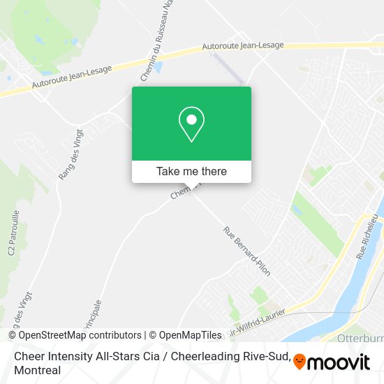 Cheer Intensity All-Stars Cia / Cheerleading Rive-Sud map